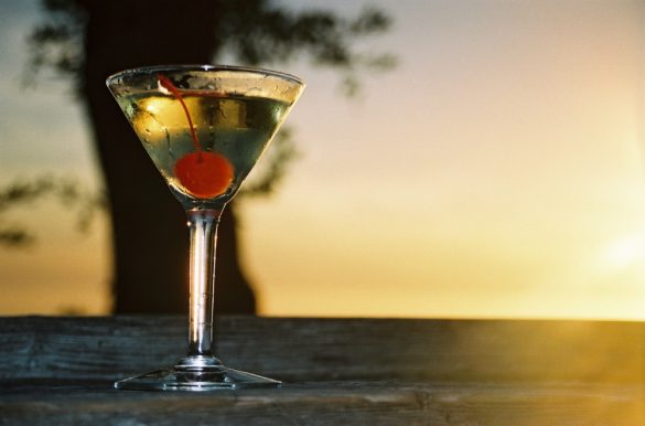 Rooftop Sunset Cocktail