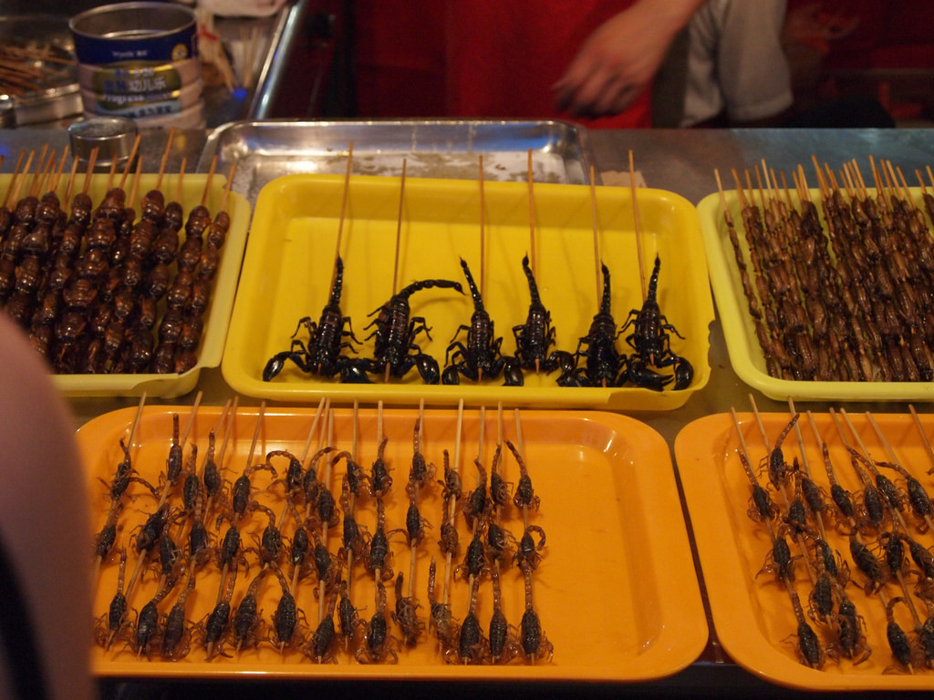 Scorpians Dong Hua Men Night Market, Beijing