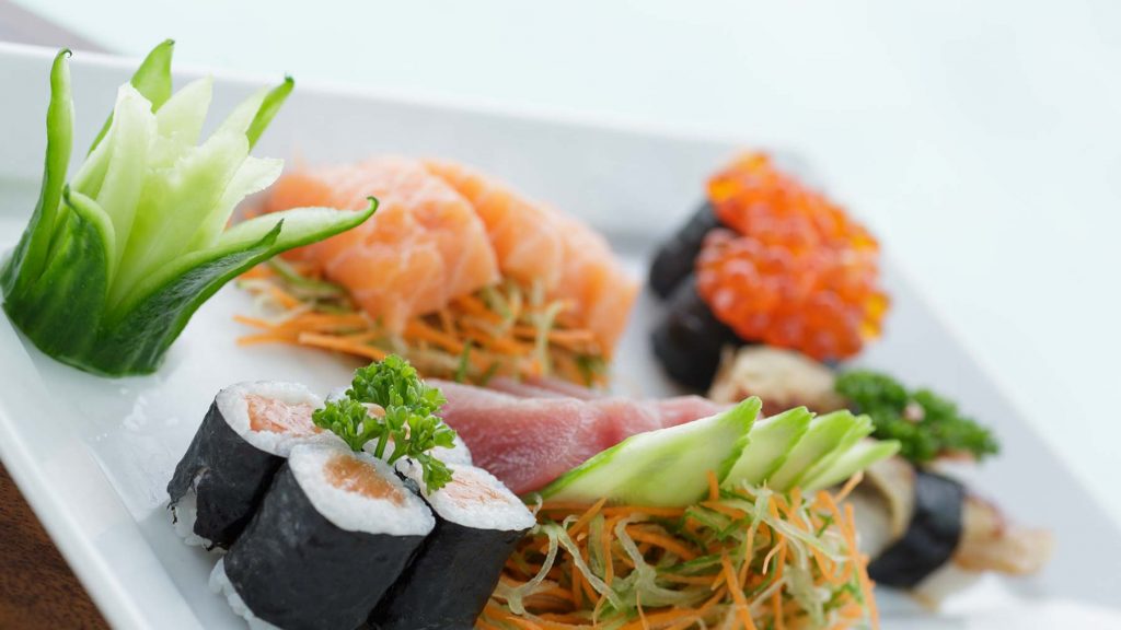 teppenyaki and sushi