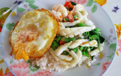 Rice Food Dish in Thailand