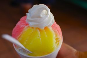 shaved ice dessert